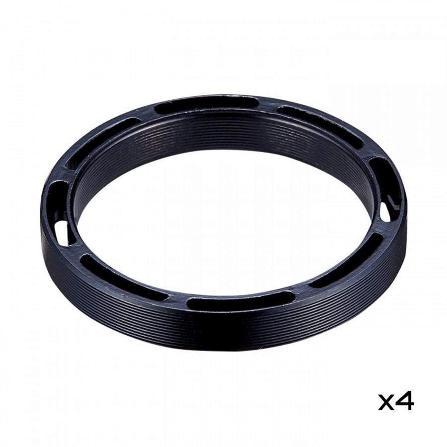 Supaspacer 5mm espesor para dirección aluminio negro - 1