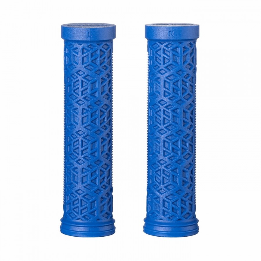 Poignées en caoutchouc bleu hilt es 30 mm avec collier en aluminium - 1