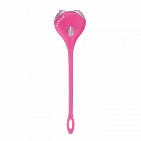 Luz amuse 2 led luz frontal silicona blanca batería rosa - 1