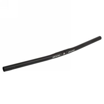 Manillar de mtb, zoom, aluminio, negro mate, 620 mm, para apriete 25,4 mm, curvado 6°, mv - 1