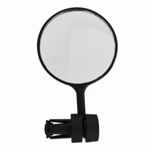 Spiegel mit lenkerhalterung, durchmesser: 65 mm, rechts + links, schwarz - 1