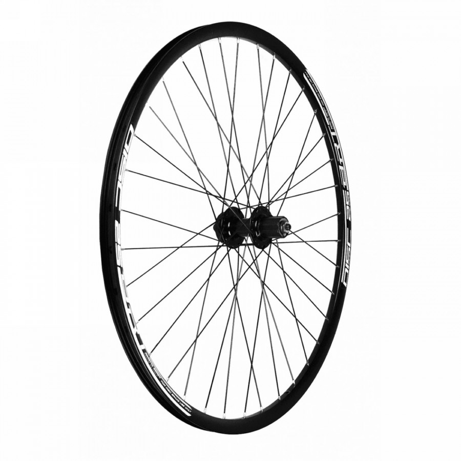 27.5' rear mtb wheel - 6 hole disc - 8/9/10v cassette on balls - 1