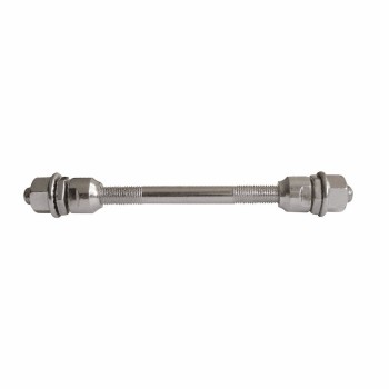 Wheel axle in drilled steel 108x9 front balls - 1