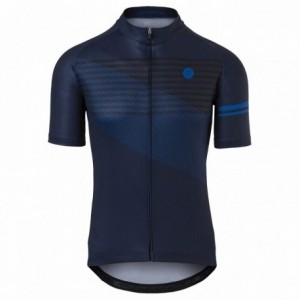 Maillot homme rayé sport bleu profond - manches courtes taille xl - 1