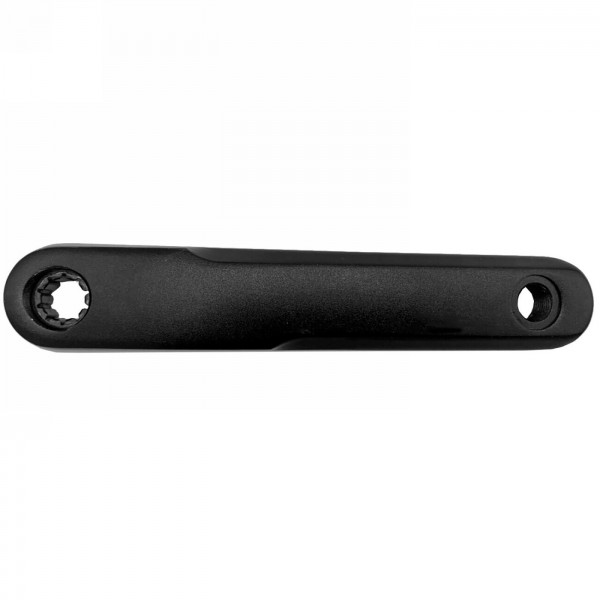 manivelle, droite, support bni (mini-isis) pour moteurs e-bike bosch gen 3, alu, 160 mm, noir anodisé, 5 mm offset, mv - 1