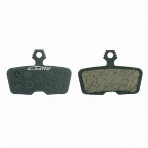 Pair of organic alligator pads with springs, avid code r compatible - 1
