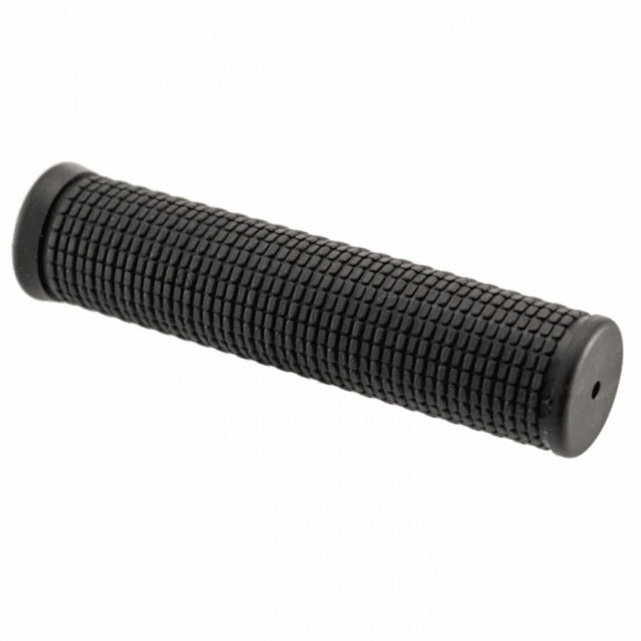 Pair of grips mtb in soft rubber kraton 125 mm black - 1