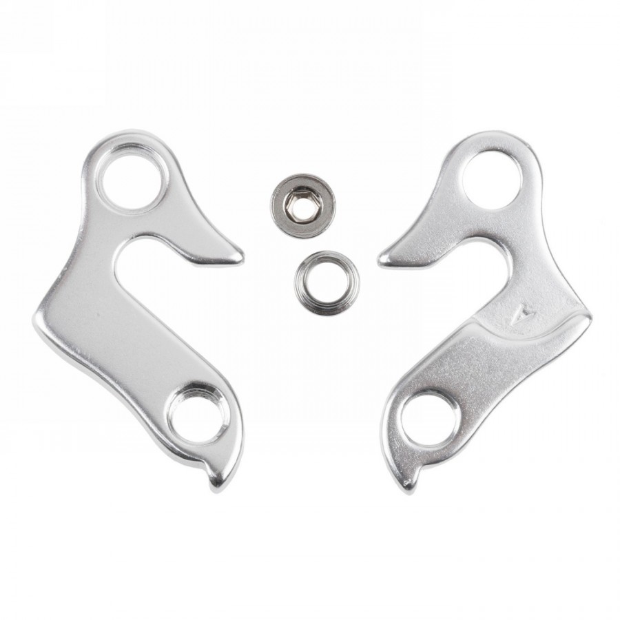 Derailleur hanger with screw and nut, for 660022, 660104/5/6/7/8, 660300/1/2, 660544/5/6/7, 660740/1/2/3/4, - 1