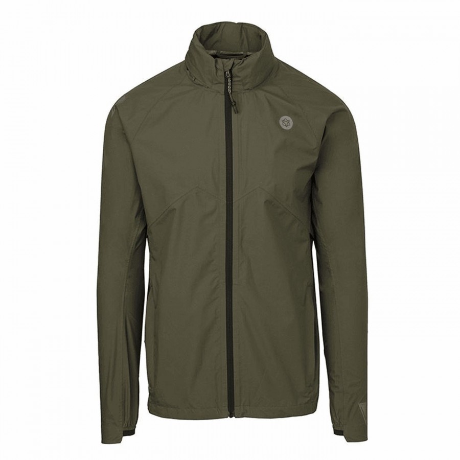 Compact rain jacket venture unisex military green size 2xl - 1