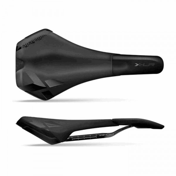 Saddle x-lr 131x266mm (s1) kit carbon rail black - weight: 143gr - 1