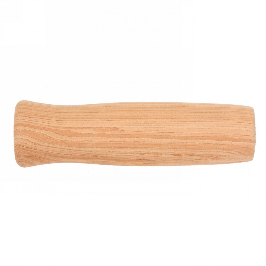 Wooden handle, 'wood' veil, wood look, in super light eva foam, 127 mm, on card - 1