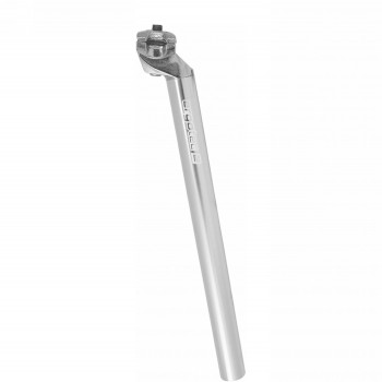 Seatpost mtb alloy 27.0 350mm silver ergotec - 1