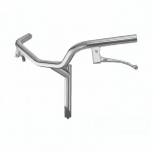 Handlebar for holland bike 22,2mm steel with lever - 1