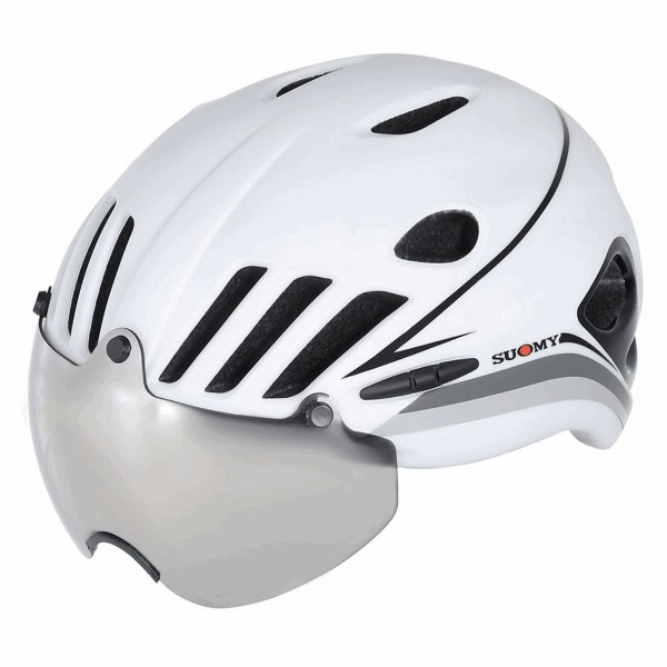 Vision helm weiß/schwarz - größe m (54/58cm) - 1