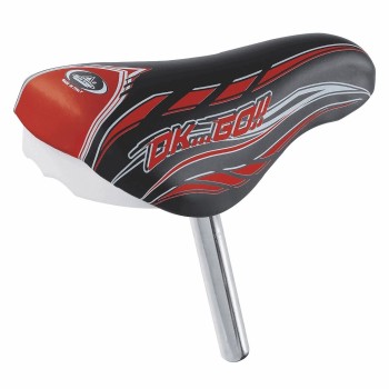 12/14" selle bébé ok go noir/ rouge - 1