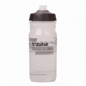 Botella de agua zefal sense pro 65 650 ml transparente-gris-negro - 1