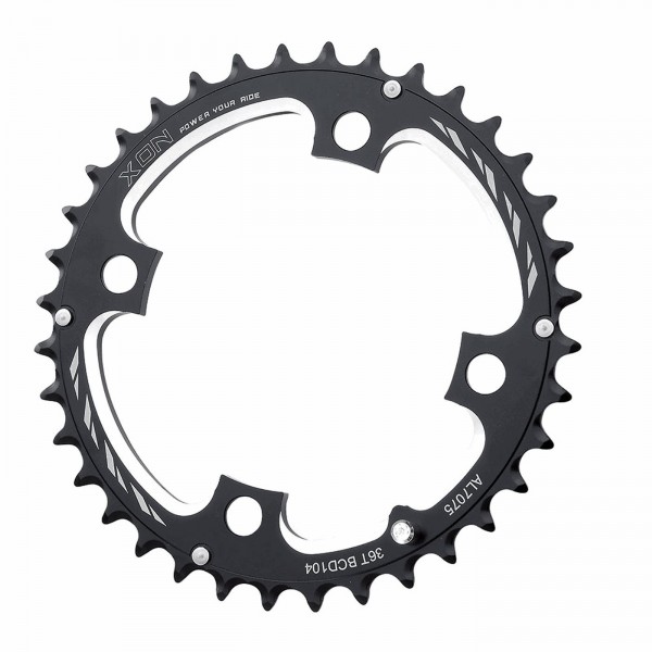 Internal chainring 22 teeth - bcd 64mm black - 1