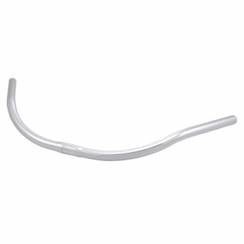 Beach cruiser aluminum handlebar 640mm x 25.4mm silver - 1