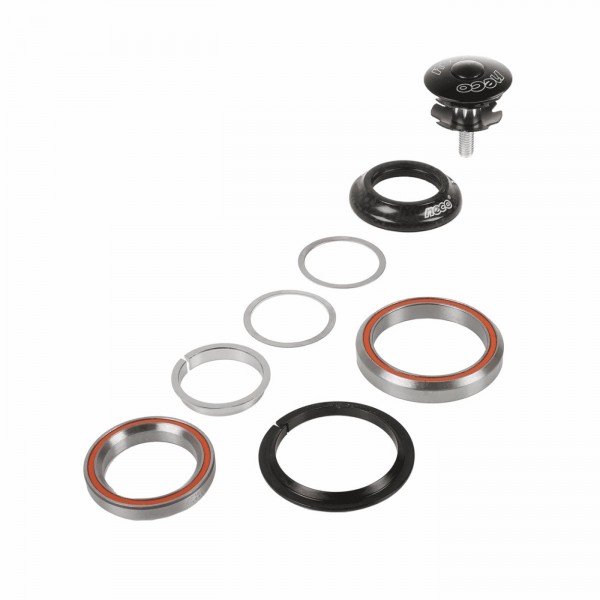 Sterzo 1/8-1/5 a-head set neco alluminio su cuscinetti - 1 - Serie sterzo e tappi - 8875390327776