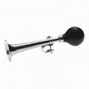 Chromed steel horn 9 straight - 1