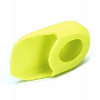 Carters de pédalier en silicone jaune nf nsave - 1