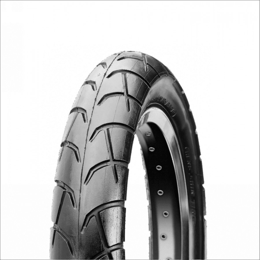 Neumático 12" x1/2x2 1/4" (57-203) negro c1456 - 1