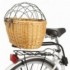 Wicker basket for carrying animals to the frame/stem - 2