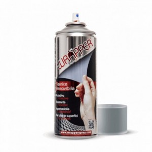 Bomboletta vernice rimovibile wrapper grigio argento ml 400 - 1 - Altro - 5907547716812