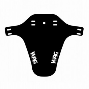 Garde-boue avant pour fourche noire avec logo blanc - 1