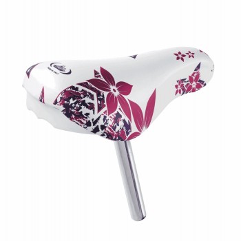 Selle 12/14 ok go blanc / rose manchon 22 mm - 1