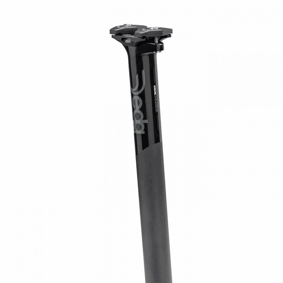 Tija de sillín zero100 27,2x350mm acabado negro sobre negro offset: 0mm - 1