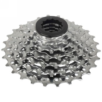 Cass. sprocket, 7-speed, 11-28 teeth, silver, index, in pe-bag - 1