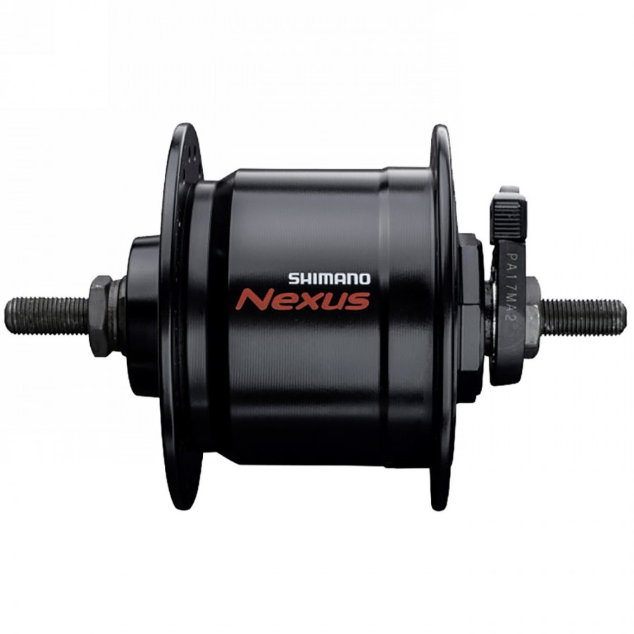 Moyeu à dynamo shimano dh-c3000-3n-nt, nexus, 6v 3.0w, 32h, 100x140mm, terminal e2, noir, oem - 1