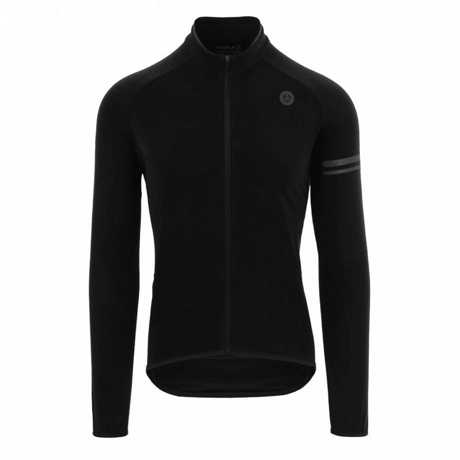 Maillot homme thermo sport noir - manches longues taille s - 1