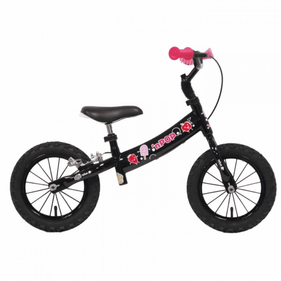 Vélo enfant 12 "vélo de course 'npop noir / fuchsia - 1