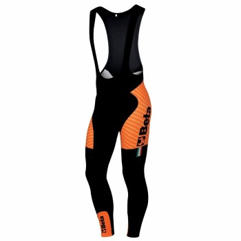 Cuissard long hiver cyclisme orange taille 2xl - 1