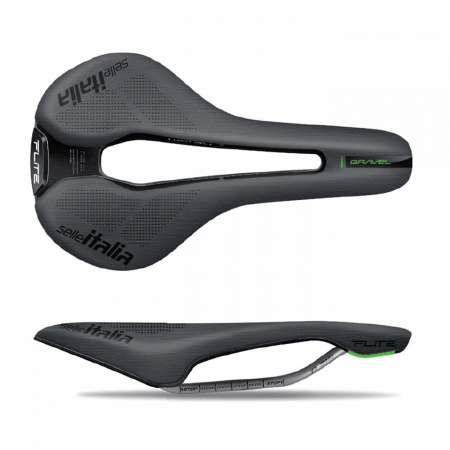 Saddle flite boost 135x250mm (s3) gravel black - 228gr - 1