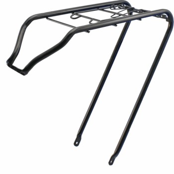 Holland 26 rear rack in black with flap - 1