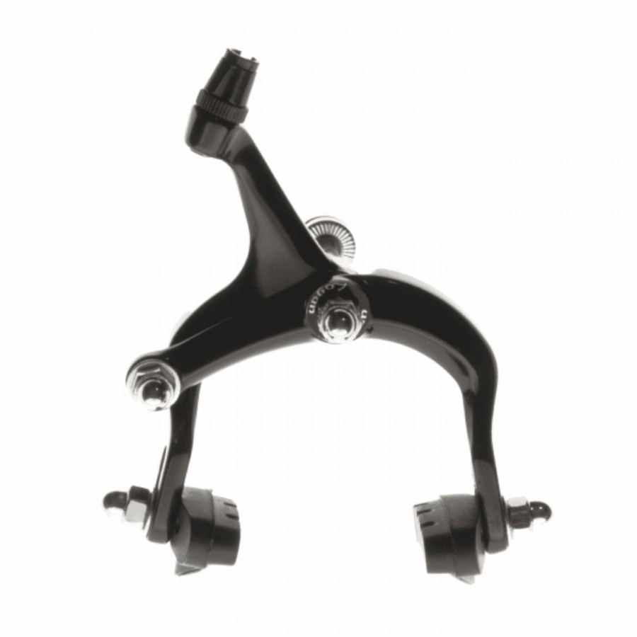 Brakes for fixed bike aluminum color black pair - 1