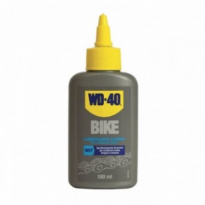 Wd40 bike lubricating oil 100ml with ptfe for wet chain - 1