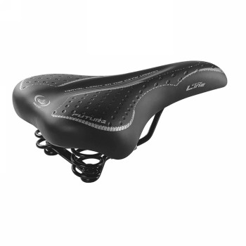 Selle future homme noire avec ressorts - 1