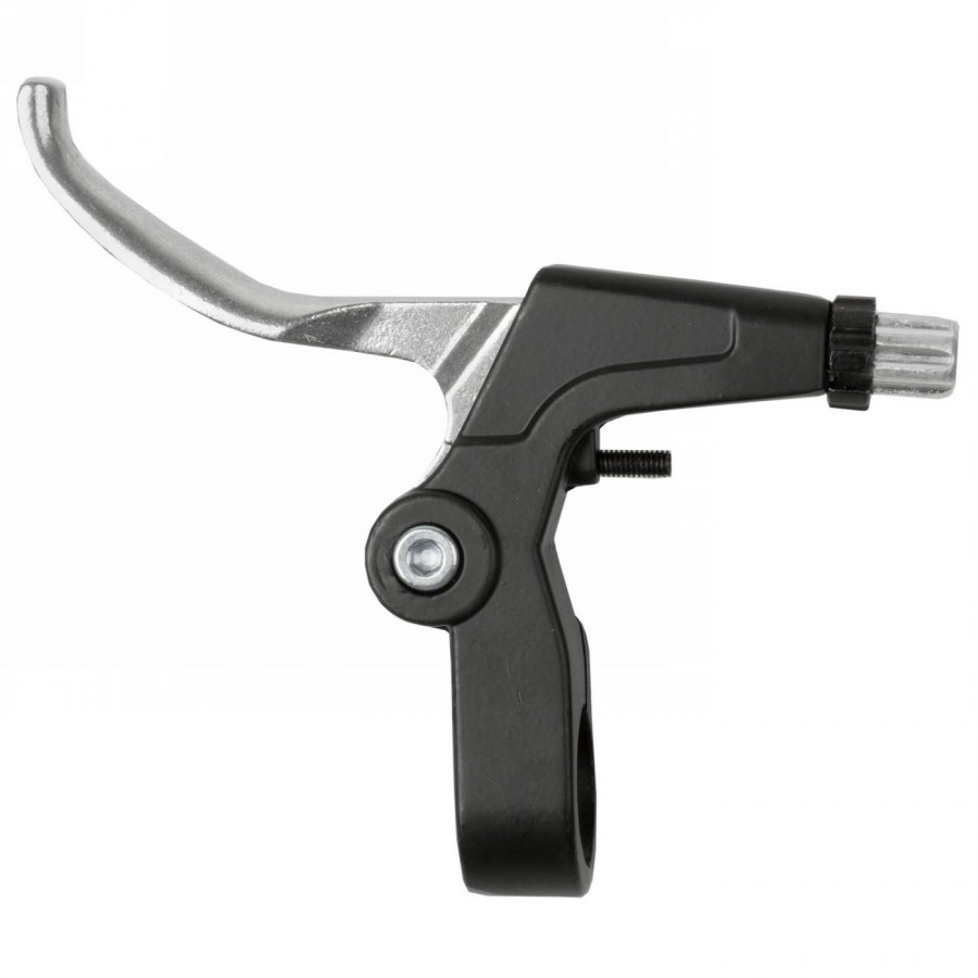 V-brake and cantilever brake lever pair, made of aluminum, with adjustment screw and return spring, 3-4 fingers, mv - 1