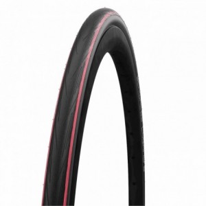 Neumático plegable 28" 700x25 (25-622) lugano 2 negro/rojo - 1