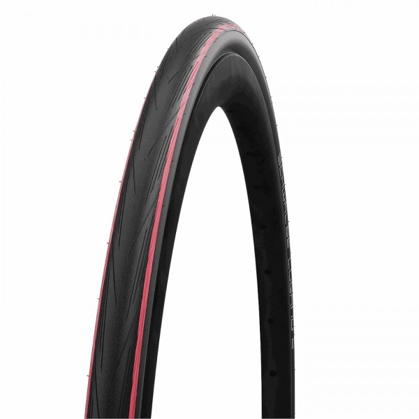 28" 700x25 (25-622) lugano 2 schwarz/rot faltreifen - 1