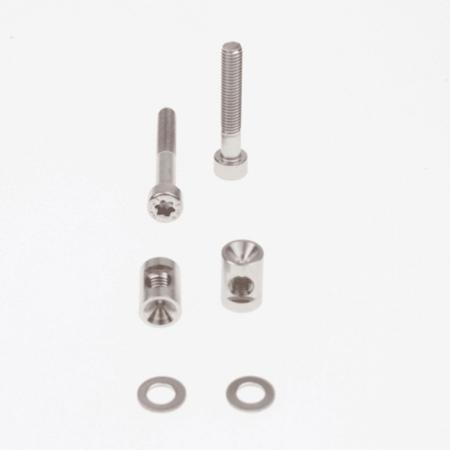 Saddle lock screws x vyron elect head nuts included - 1