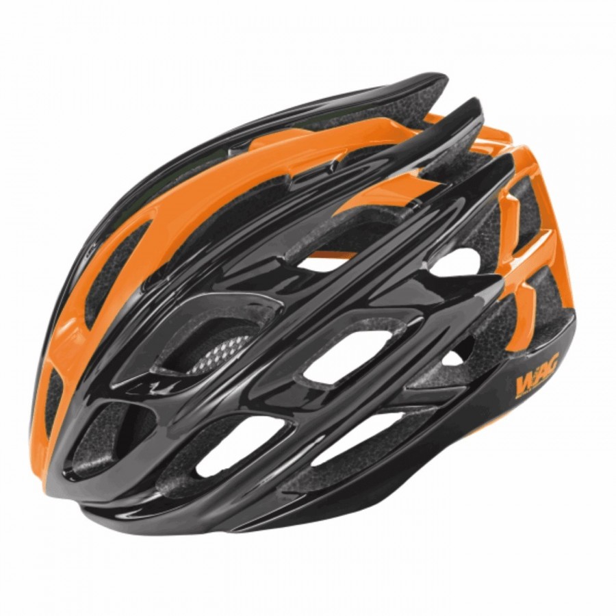Road helm für erwachsene gt3000 in-mold shell conehead technology größe l schwarz / orange - 1