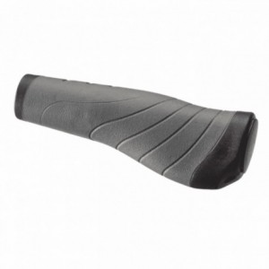 Paire de poignées comfort lock, 135mm, couleur noir/gris - 1