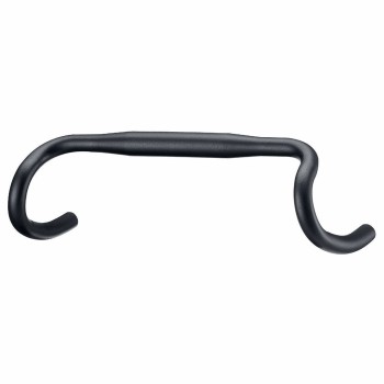 Gravel handlebar 31,8mm x 400mm in aluminum 6061 black - flare: 12° - 1