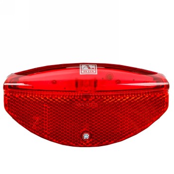 Luggage carrier rear light, anlun, with 3 leds, with german test mark, with batteries, mv - 1