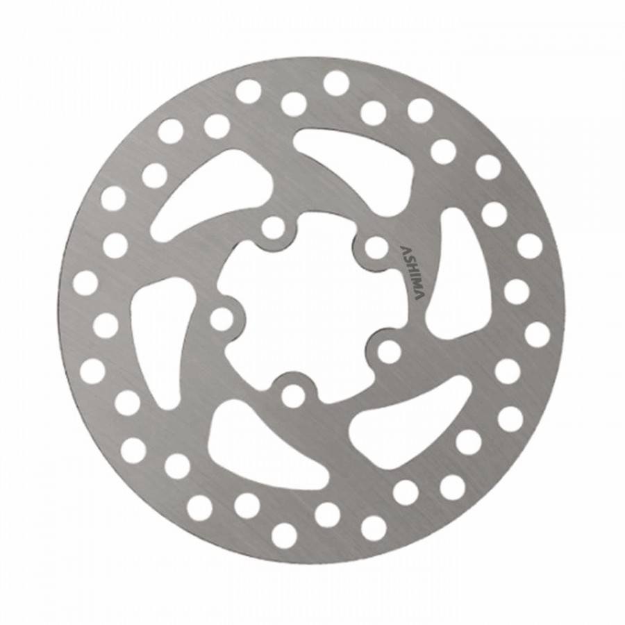 Brake disc for electric scooter 120mm silver - 5 hole connection - 1